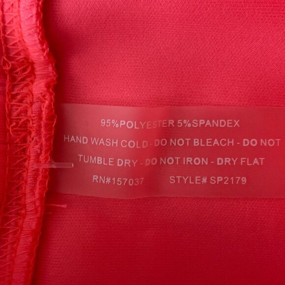 Brand new HOLLYWOOD Hot Pink Biker Shorts Size L - Picture 6 of 6